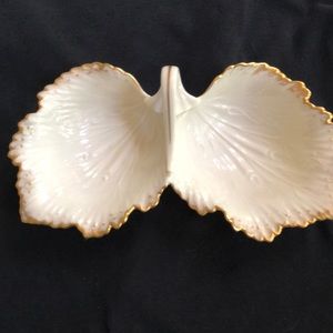 Lenox double dish with handle